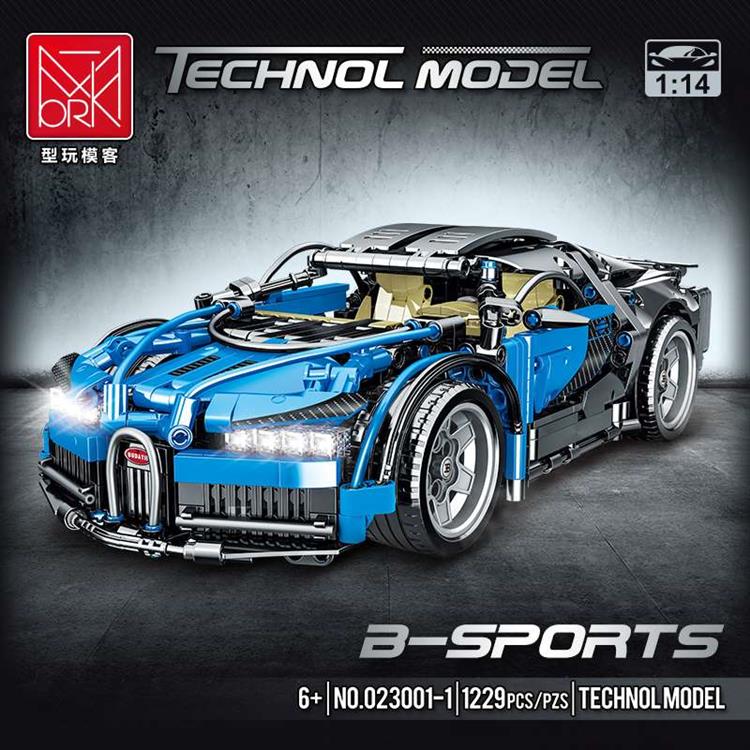 1:14 蓝色跑车 023001-1